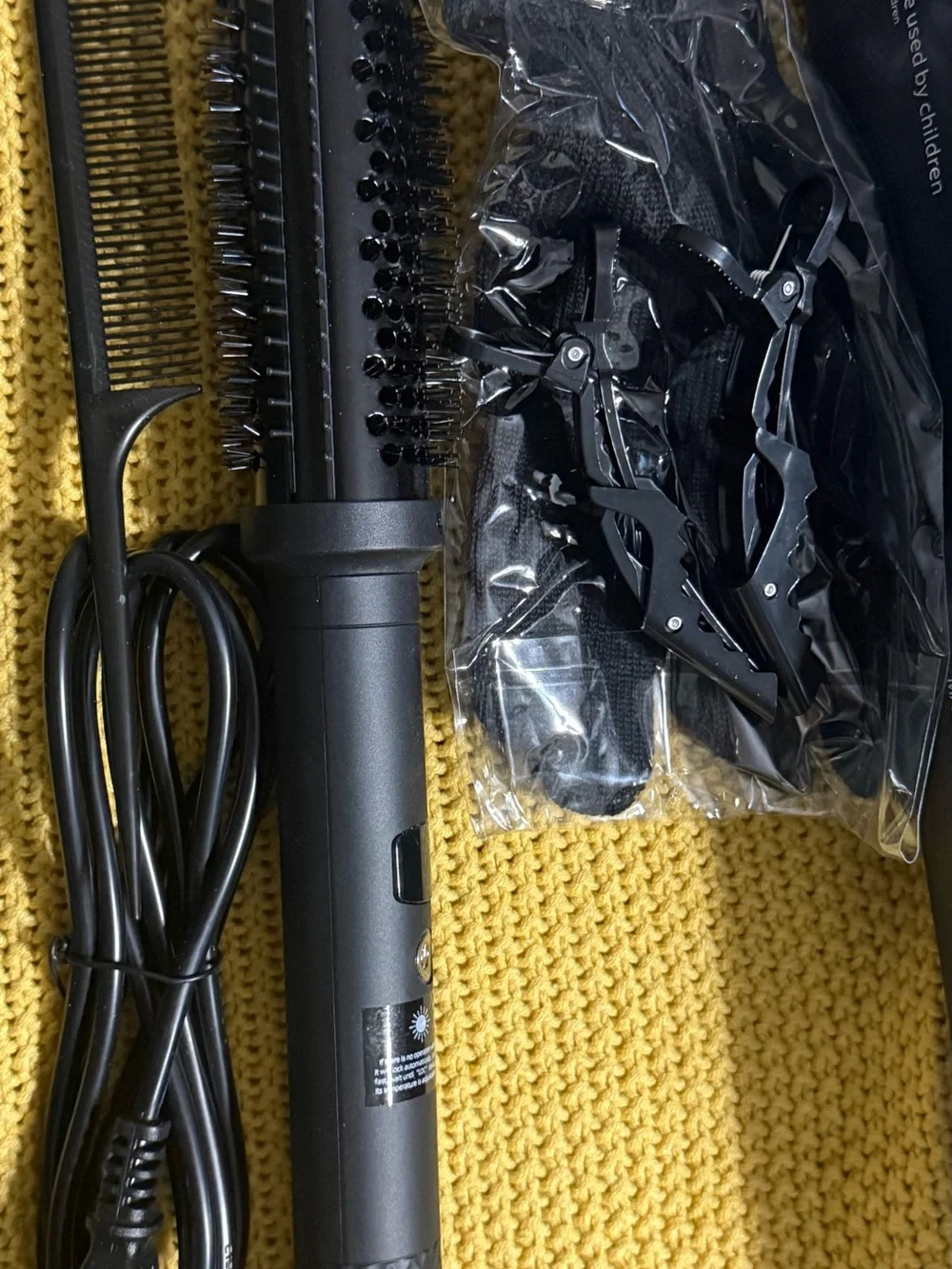 Hair Styling Comb - Black - Grooming Comb